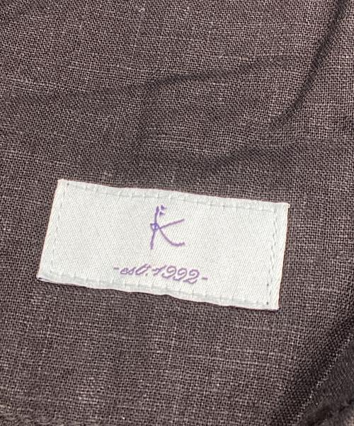 KUMIKYOKU（クミキョク）KUMIKYOKU (クミキョク) リネンレーヨンワイド パンツ ネイビー サイズ:7の古着・服飾アイテム