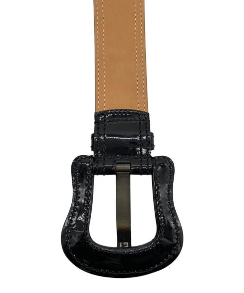 FENDI（フェンディ）FENDI (フェンディ) ビッグバックルベルト ブラックの古着・服飾アイテム