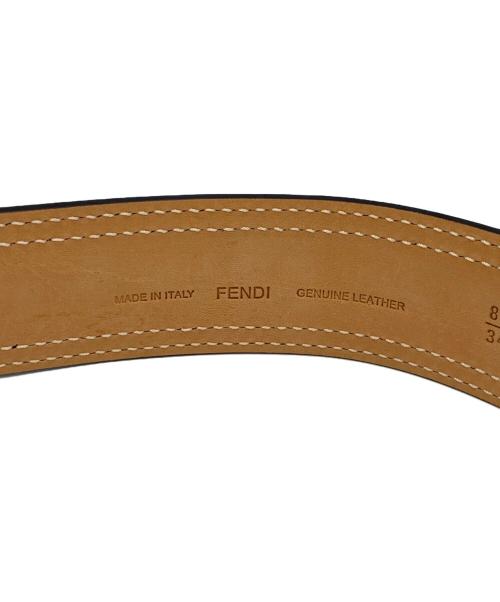 FENDI（フェンディ）FENDI (フェンディ) ビッグバックルベルト ブラックの古着・服飾アイテム