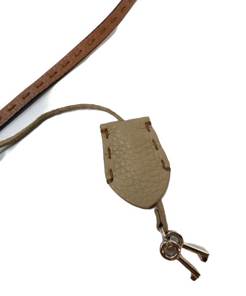 FENDI（フェンディ）FENDI (フェンディ) トートバッグ　レザーバッグ　スモールカルラ　セレリア ブラウン サイズ:実寸参照の古着・服飾アイテム