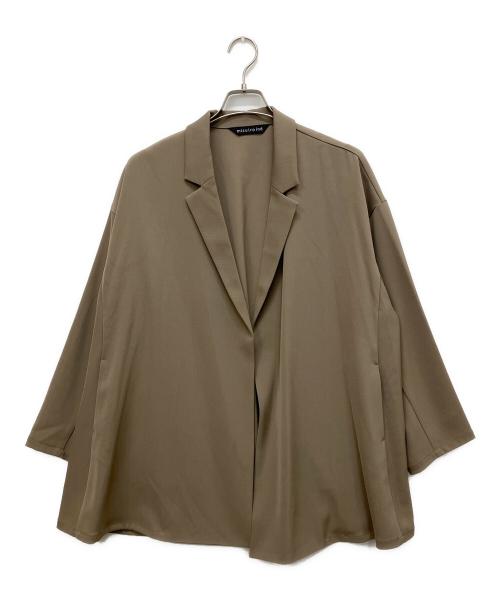 mizuiro-ind（ミズイロインド）mizuiro-ind (ミズイロインド) tailored shirt JK ブラウン サイズ:Freeの古着・服飾アイテム