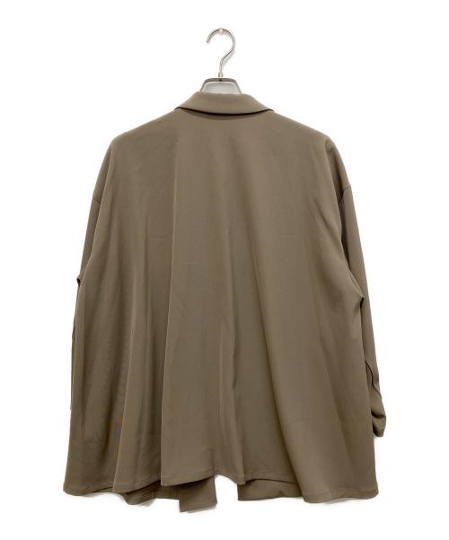 mizuiro-ind（ミズイロインド）mizuiro-ind (ミズイロインド) tailored shirt JK ブラウン サイズ:Freeの古着・服飾アイテム