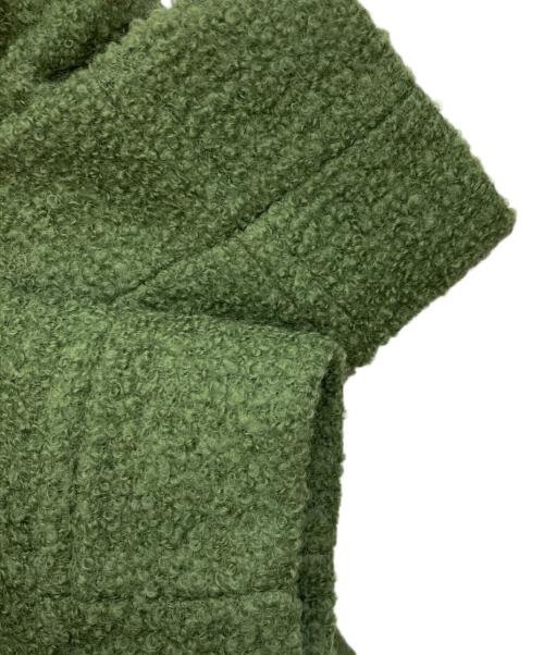 IENA LA BOUCLE（イエナ ラ ブークル）IENA LA BOUCLE (イエナ ラ ブークル) ロングコート グリーン サイズ:36の古着・服飾アイテム