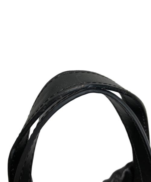 ear PAPILLONNER（イアパピヨネ）ear PAPILLONNER (イアパピヨネ) 巾着ショルダーバッグ ブラックの古着・服飾アイテム