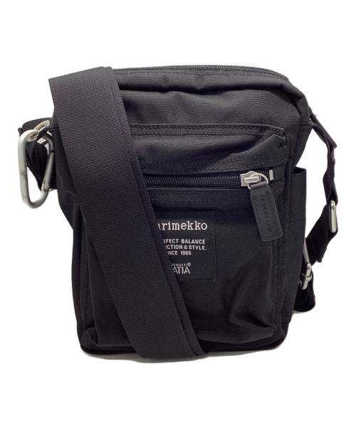 marimekko（マリメッコ）marimekko (マリメッコ) CASH & CARRYショルダーバッグ ブラックの古着・服飾アイテム