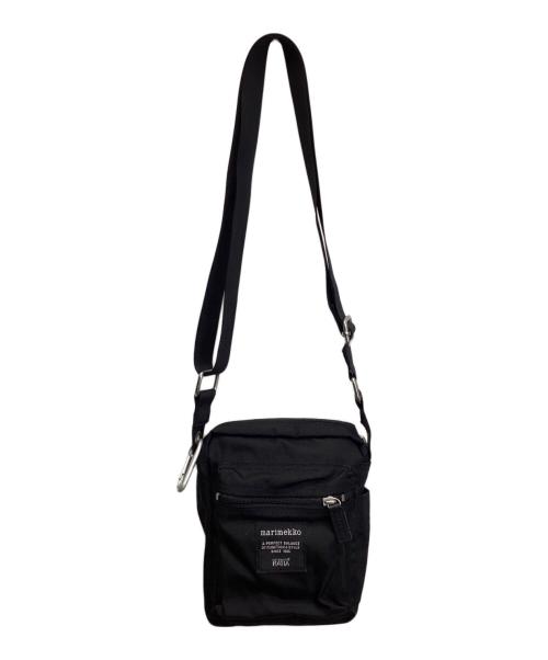 marimekko（マリメッコ）marimekko (マリメッコ) CASH & CARRYショルダーバッグ ブラックの古着・服飾アイテム