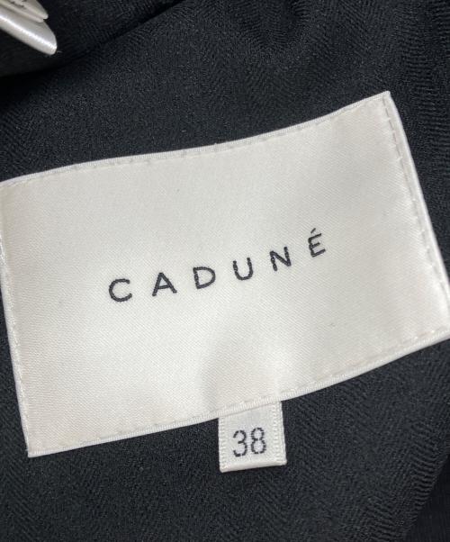 CADUNE（カデュネ）CADUNE (カデュネ) 半袖テーラードジャケット ブラック サイズ:38の古着・服飾アイテム