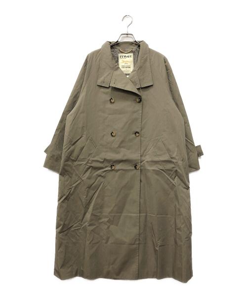 journal standard L'essage（ジャーナルスタンダード レサージュ）journal standard L'essage (ジャーナルスタンダード レサージュ) NALYAスタンドロングコート カーキ サイズ:F 未使用品の古着・服飾アイテム