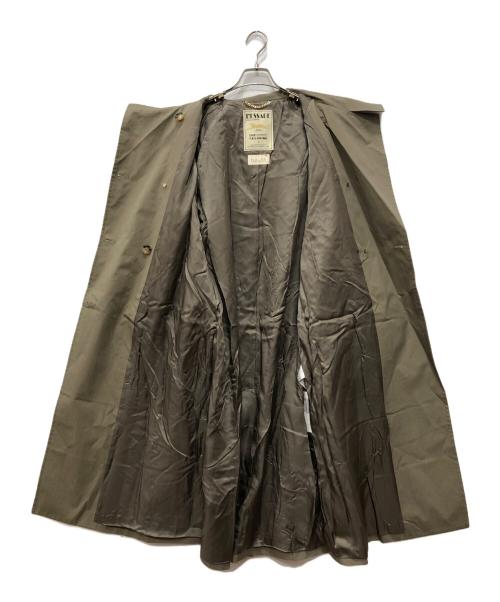 journal standard L'essage（ジャーナルスタンダード レサージュ）journal standard L'essage (ジャーナルスタンダード レサージュ) NALYAスタンドロングコート カーキ サイズ:F 未使用品の古着・服飾アイテム