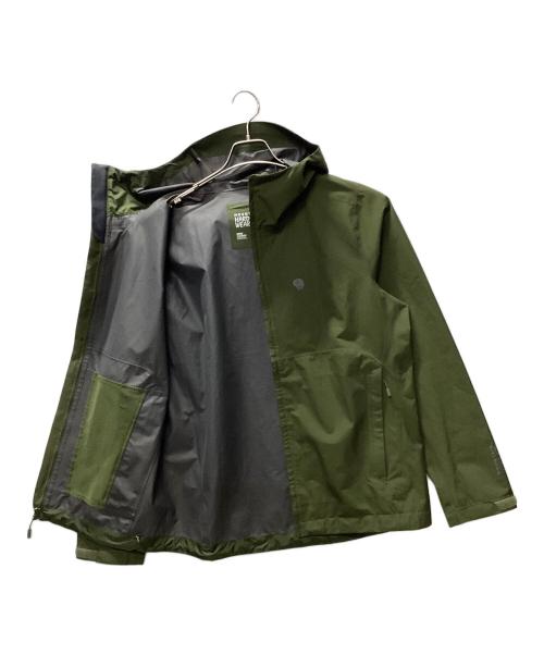 MOUNTAIN HARD WEAR（マウンテンハードウェア）MOUNTAIN HARD WEAR (マウンテンハードウェア) エクスポージャー2ゴアテックスパックライトジャケット オリーブ サイズ:Ｓの古着・服飾アイテム