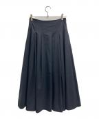 MARW UNITED ARROWSマルゥ ユナイテッドアローズ）の古着「ランダム タック プリーツスカート」｜ブラック