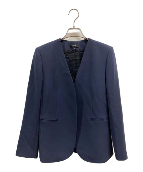 theory（セオリー）theory (セオリー) Admiral Crepe Lindrayia Jacket ネイビー サイズ:2の古着・服飾アイテム