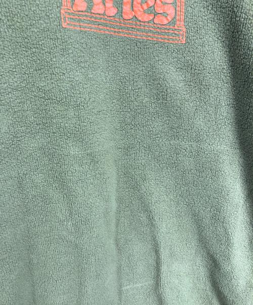 ARIES（アリーズ）ARIES (アリーズ) フリーススウェット　スウェット　ロゴスウェット　イタリア製 オリーブ サイズ:Mの古着・服飾アイテム