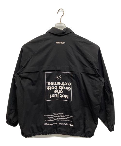 RAFFLOG（ラフロッグ）RAFFLOG (ラフロッグ) Stretch Nylon Coach Jacket ブラック サイズ:Lの古着・服飾アイテム