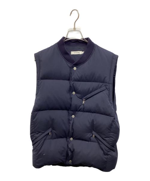 nonnative（ノンネイティブ）nonnative (ノンネイティブ) HIKER DOWN VEST POLY TAFFETA ネイビー サイズ:Lの古着・服飾アイテム