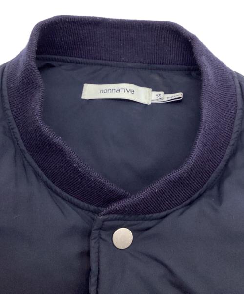 nonnative（ノンネイティブ）nonnative (ノンネイティブ) HIKER DOWN VEST POLY TAFFETA ネイビー サイズ:Lの古着・服飾アイテム