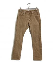 nonnative（ノンネイティブ）の古着「パンツ　DWELLER 5P JEANS 01 T/C CORD SULFUR  ドゥエラー 5P ジーンズ 01 T/C コード サルファー　日本製」｜ベージュ