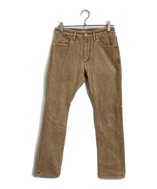 nonnative（ノンネイティブ）nonnative (ノンネイティブ) パンツ　DWELLER 5P JEANS 01 T/C CORD SULFUR  ドゥエラー 5P ジーンズ 01 T/C コード サルファー　日本製 ベージュ サイズ:1の古着・服飾アイテム
