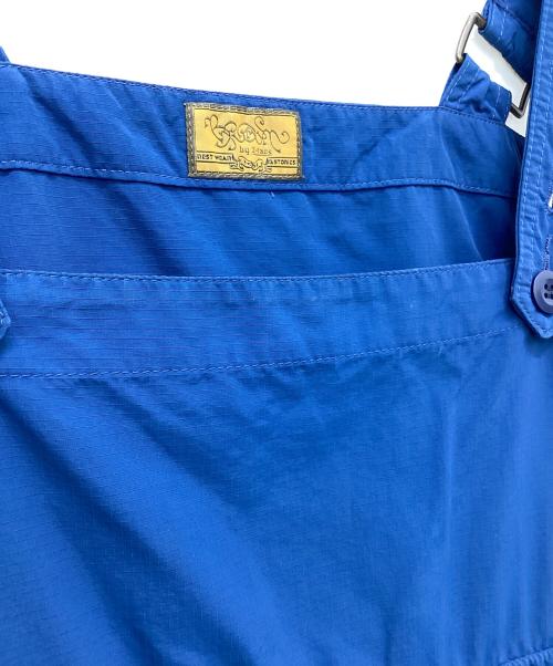 BROWN by 2-tacs（ブラウンバイツータックス）BROWN by 2-tacs (ブラウンバイツータックス) SEED IT VEST ブルー サイズ:Freeの古着・服飾アイテム