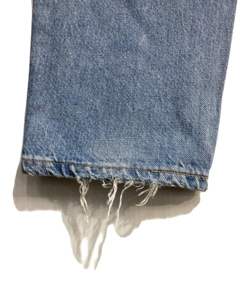 RED CARD（レッドカード）RED CARD (レッドカード) ルーズテーパードダメージデニム ブルー サイズ:23の古着・服飾アイテム