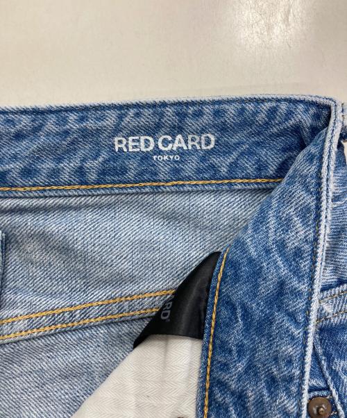 RED CARD（レッドカード）RED CARD (レッドカード) ルーズテーパードダメージデニム ブルー サイズ:23の古着・服飾アイテム