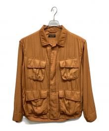 JOURNAL STANDARD HOMESTEAD（ジャーナルスタンダード ホームステッド）の古着「R/T TWILL FATIGUE SHIRT」｜ブラウン