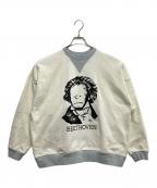 jieda×MONKEY TIMEジエダ×モンキータイム）の古着「プリントスウェット」｜アイボリー