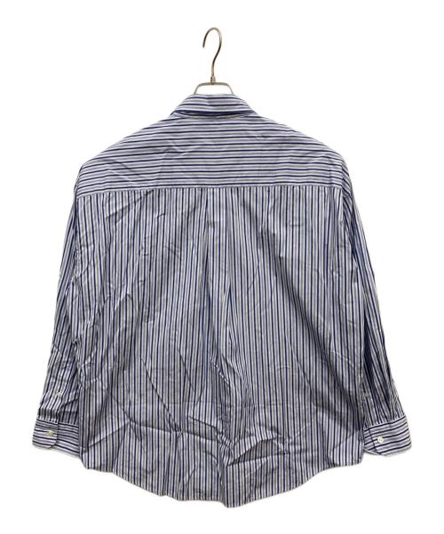 THOMAS MASON（トーマスメイソン）THOMAS MASON (トーマスメイソン) JOURNAL STANDARD (ジャーナルスタンダード) ファットシルエット ボタンダウンシャツ ブルー サイズ:Mの古着・服飾アイテム