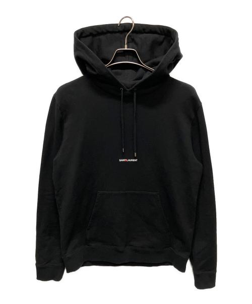 Saint Laurent Paris（サンローランパリ）Saint Laurent Paris (サンローランパリ) ロゴパーカー ブラック サイズ:Lの古着・服飾アイテム