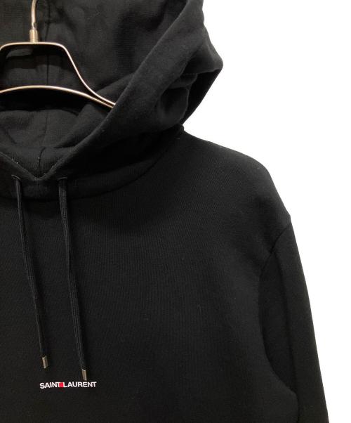 Saint Laurent Paris（サンローランパリ）Saint Laurent Paris (サンローランパリ) ロゴパーカー ブラック サイズ:Lの古着・服飾アイテム
