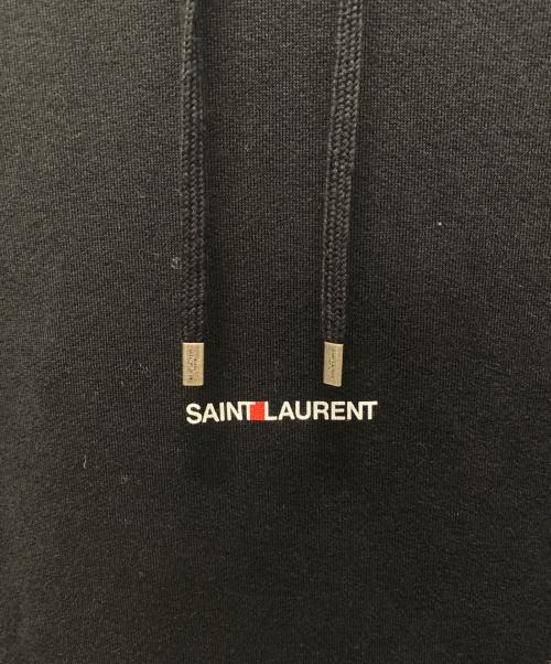 Saint Laurent Paris（サンローランパリ）Saint Laurent Paris (サンローランパリ) ロゴパーカー ブラック サイズ:Lの古着・服飾アイテム