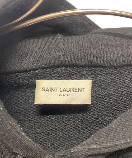 Saint Laurent Paris（サンローランパリ）Saint Laurent Paris (サンローランパリ) ロゴパーカー ブラック サイズ:Lの古着・服飾アイテム