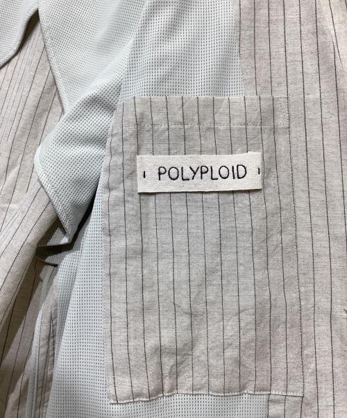 POLYPLOID（ポリプロイド）POLYPLOID (ポリプロイド) リネン混ジャケット ベージュ サイズ:2の古着・服飾アイテム