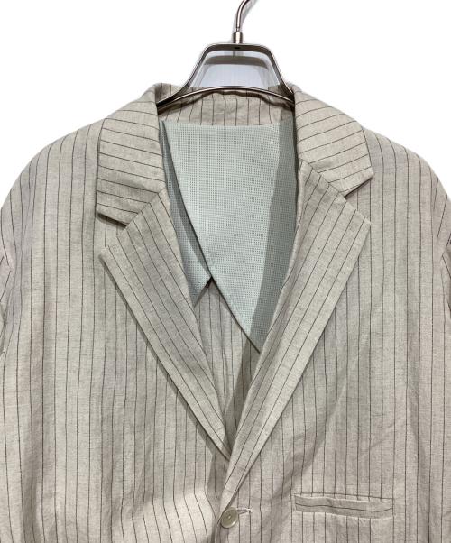 POLYPLOID（ポリプロイド）POLYPLOID (ポリプロイド) リネン混ジャケット ベージュ サイズ:2の古着・服飾アイテム