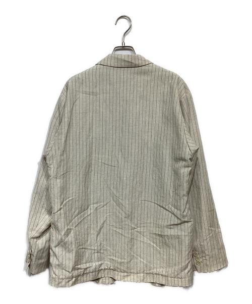POLYPLOID（ポリプロイド）POLYPLOID (ポリプロイド) リネン混ジャケット ベージュ サイズ:2の古着・服飾アイテム