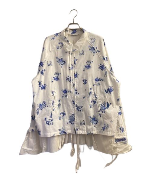 Midorikawa（ミドリカワ）Midorikawa (ミドリカワ) 19SS ジップジャケット ホワイト サイズ:Freeの古着・服飾アイテム