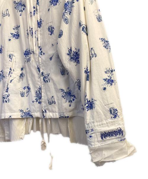 Midorikawa（ミドリカワ）Midorikawa (ミドリカワ) 19SS ジップジャケット ホワイト サイズ:Freeの古着・服飾アイテム