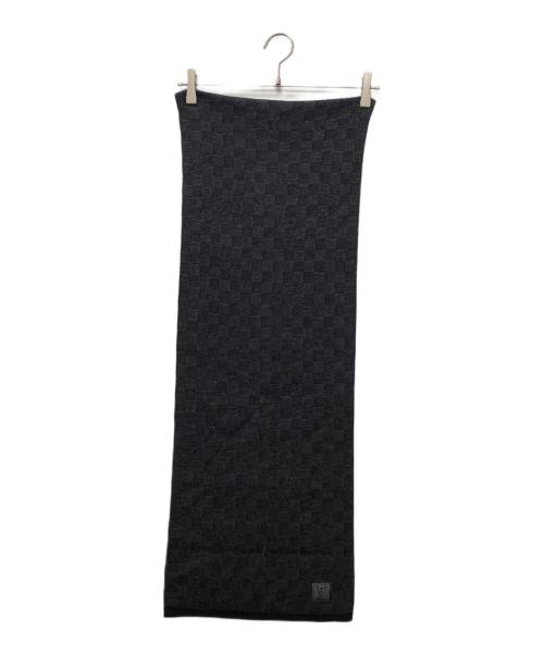 LOUIS VUITTON（ルイ ヴィトン）LOUIS VUITTON (ルイ ヴィトン) ウールマフラー ブラック サイズ:下記参照の古着・服飾アイテム