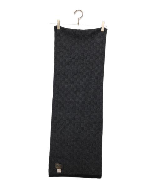 LOUIS VUITTON（ルイ ヴィトン）LOUIS VUITTON (ルイ ヴィトン) ウールマフラー ブラック サイズ:下記参照の古着・服飾アイテム