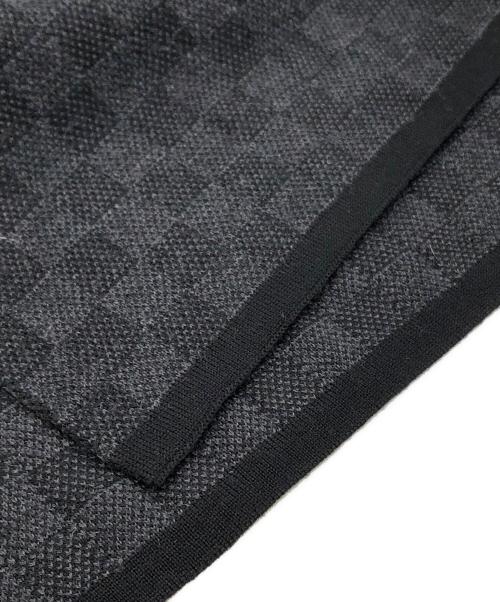 LOUIS VUITTON（ルイ ヴィトン）LOUIS VUITTON (ルイ ヴィトン) ウールマフラー ブラック サイズ:下記参照の古着・服飾アイテム