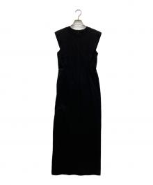 Mame Kurogouchi（マメクロゴウチ）の古着「Cotton Jersey Sleeveless Dress」｜ブラック