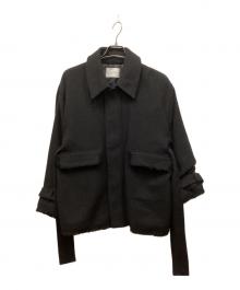 MANOF（マノフ）の古着「TWEED MIDI COAT」｜ブラック