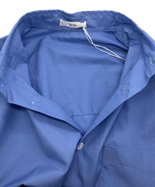 ATON（エイトン）ATON (エイトン) SUVIN BROAD STANDARD SHIRT ブルー サイズ:00の古着・服飾アイテム