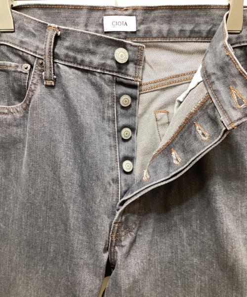 CIOTA（シオタ）CIOTA (シオタ) スビンコットン 13,5oz ストレートデニム グレー サイズ:W28の古着・服飾アイテム