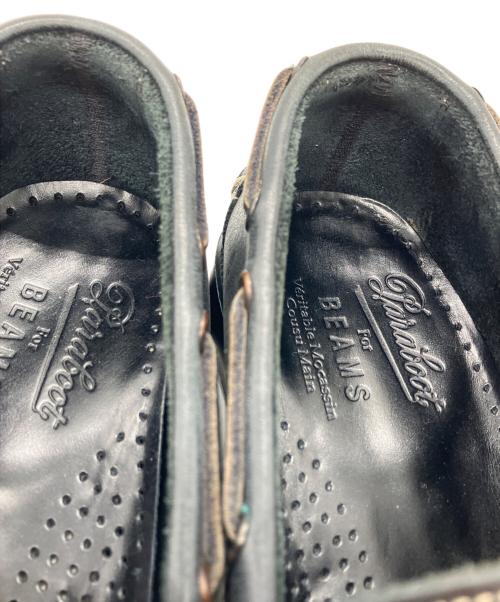 PARABOOT（パラブーツ）PARABOOT (パラブーツ) BEAMS (ビームス) ローファー ブラック サイズ:5 1/2の古着・服飾アイテム