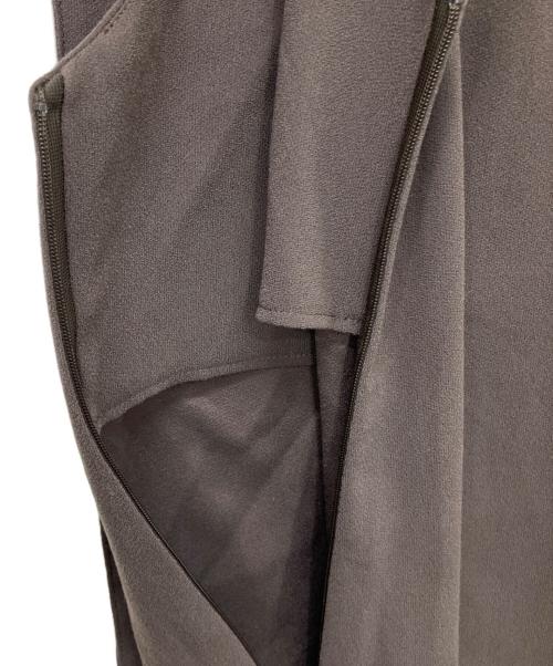 Noble（ノーブル）Noble (ノーブル) ウォッシャブルジョーゼット2wayワンピース ブラウン サイズ:36の古着・服飾アイテム