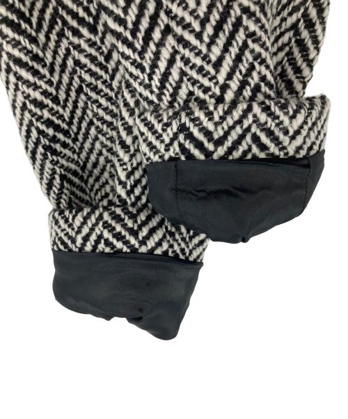 Pinky & Dianne（ピンキーアンドダイアン）Pinky & Dianne (ピンキーアンドダイアン) ロービングツイードコート ブラック サイズ:38の古着・服飾アイテム