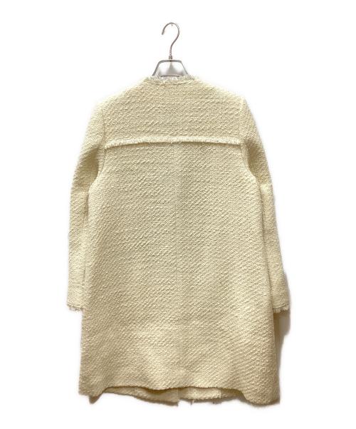 Loulou Willoughby（ルルウィルビー）Loulou Willoughby (ルルウィルビー) ジオリカラメツイードクルーコート アイボリー サイズ:2の古着・服飾アイテム