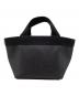 Herve Chapelier (エルベシャプリエ) ミニハンドバッグ ノワール×ノワール：33000円