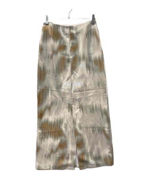 CHICS（CHICS）CHICS (CHICS) PRINT SK ベージュ サイズ:36の古着・服飾アイテム